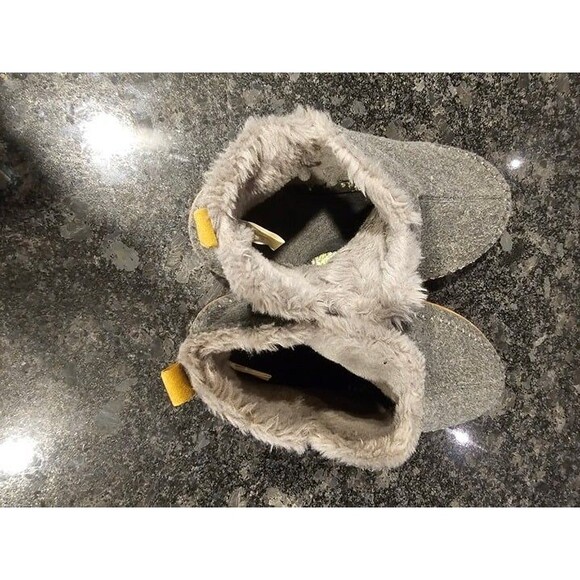 Dearfoams Bootie Slippers Mens Large Heather Gray Brixen Slip On - Picture 2 of 7